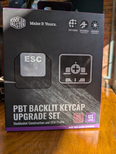 New cooler master backlit pbt - backlit,
