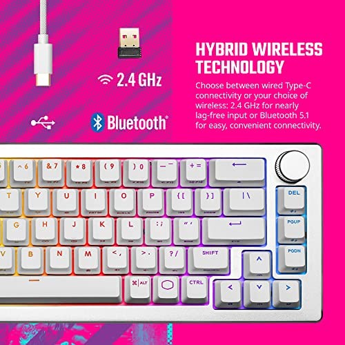 White cooler master ck721 - white,